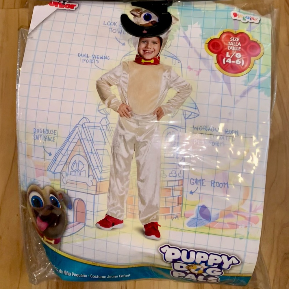 Puppy dog pals Rolly costume size 4-6